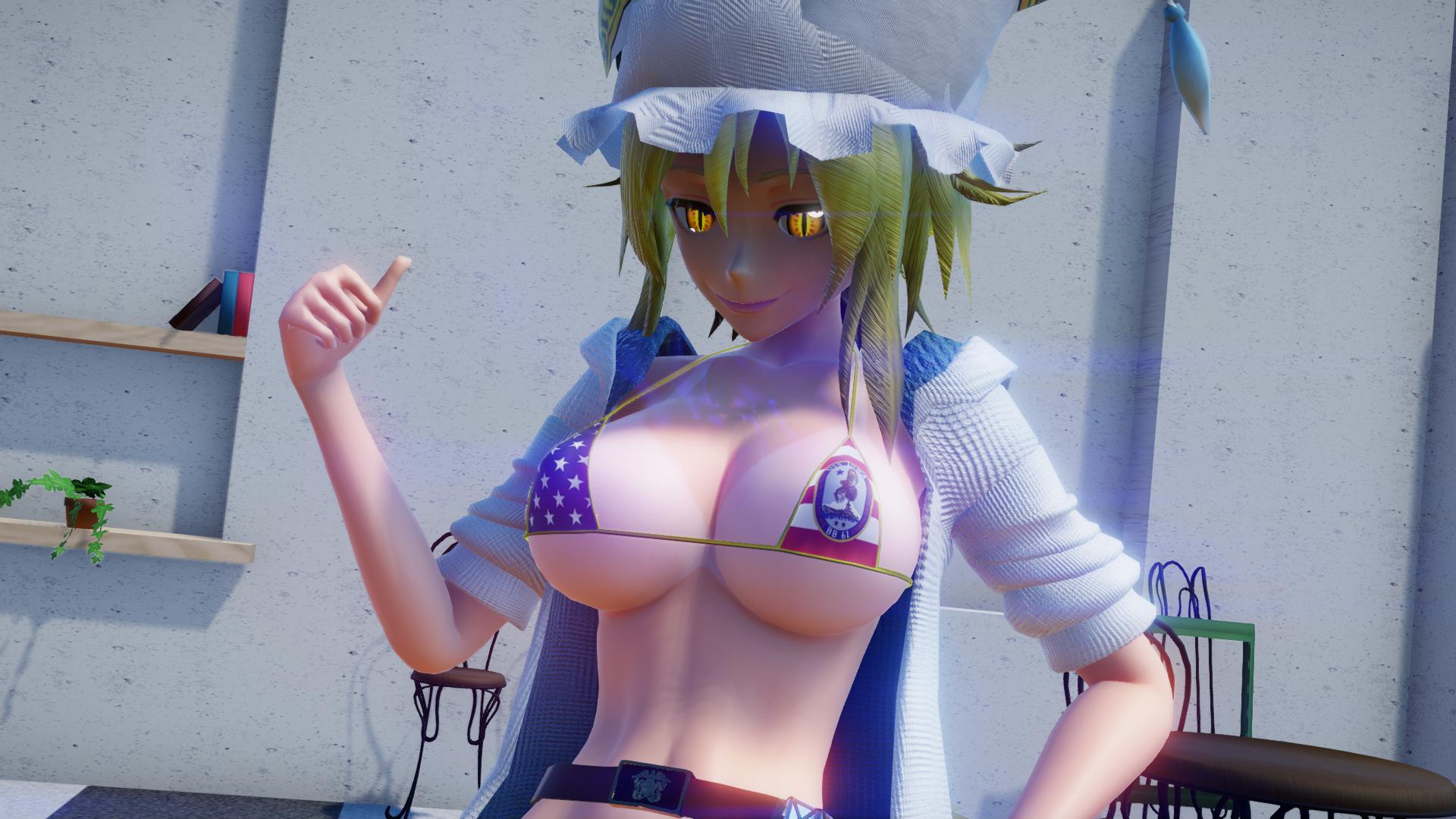 Mmd 八云蓝泳装1 01版body To Body无字幕版 暗萌