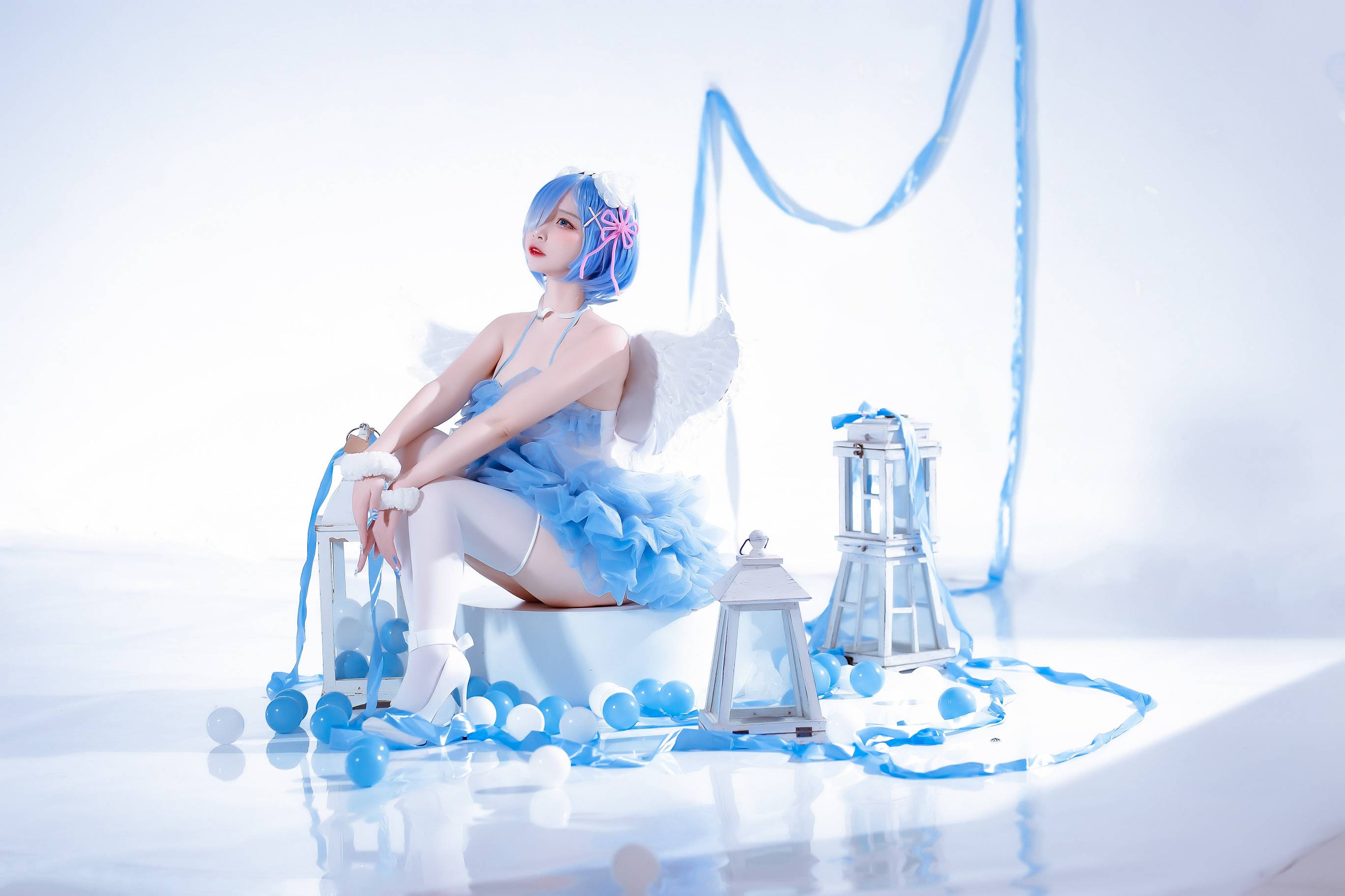 【COSPLAY】二佐Nisa 蕾姆天使[15P-201MB][百度网盘]