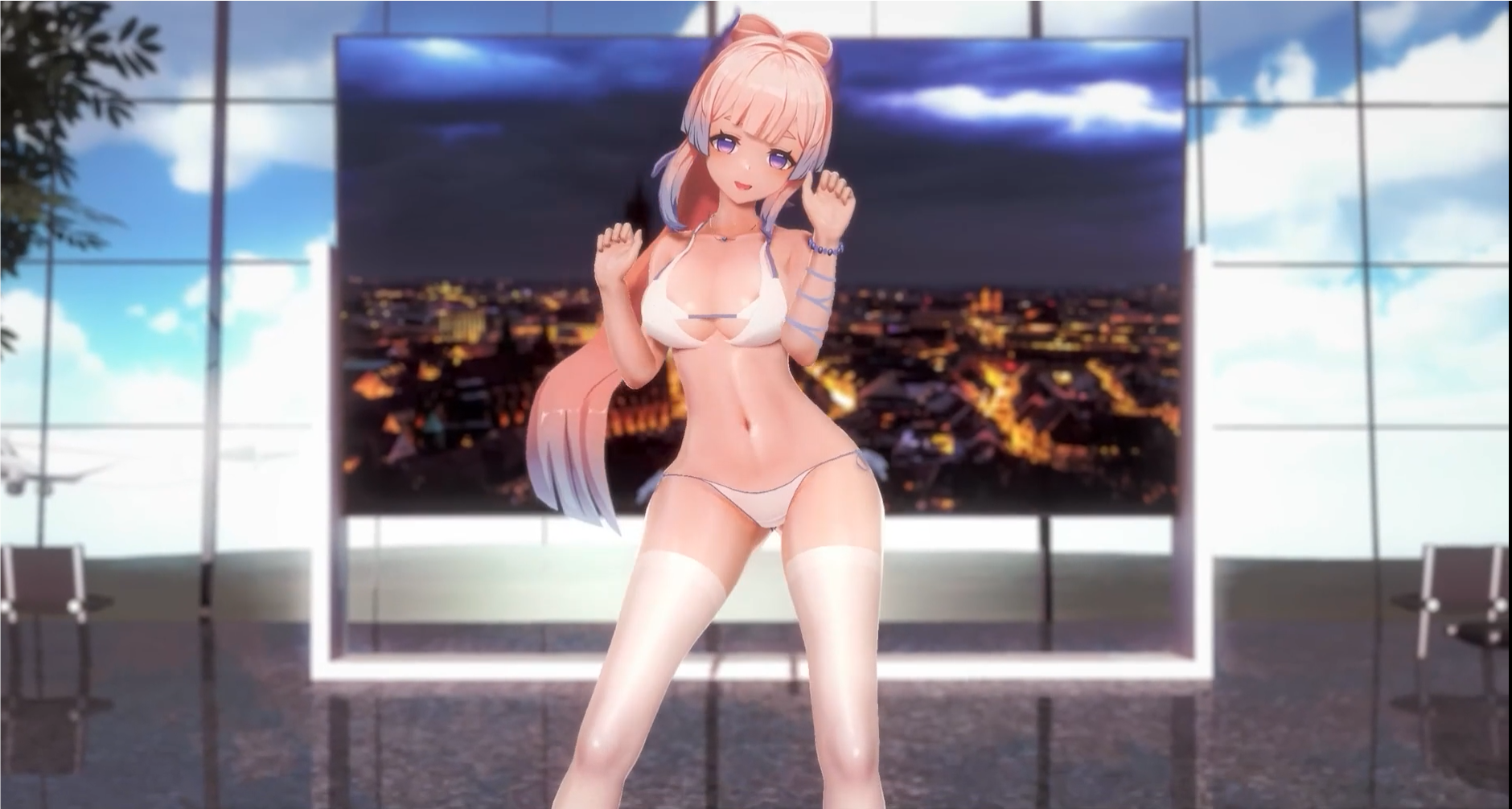 【MMD-R18】珊瑚宫心海Nice Body舞啪！