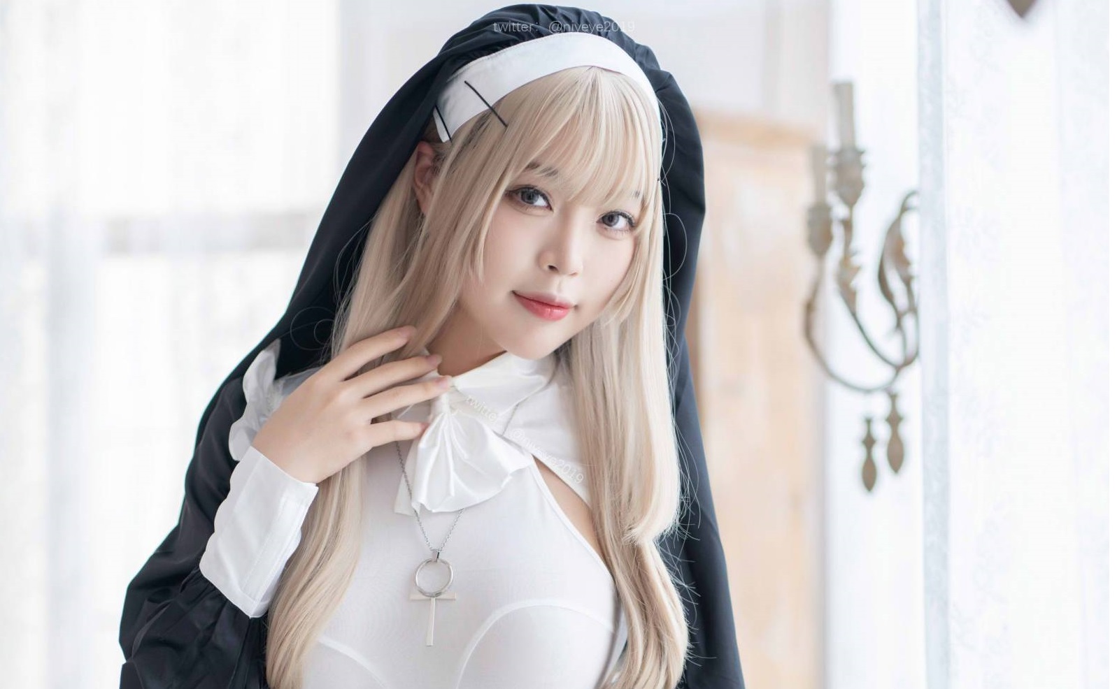 【COSPLAY】白烨 被xx的修女 [77P5V-1.62GB][百度网盘]