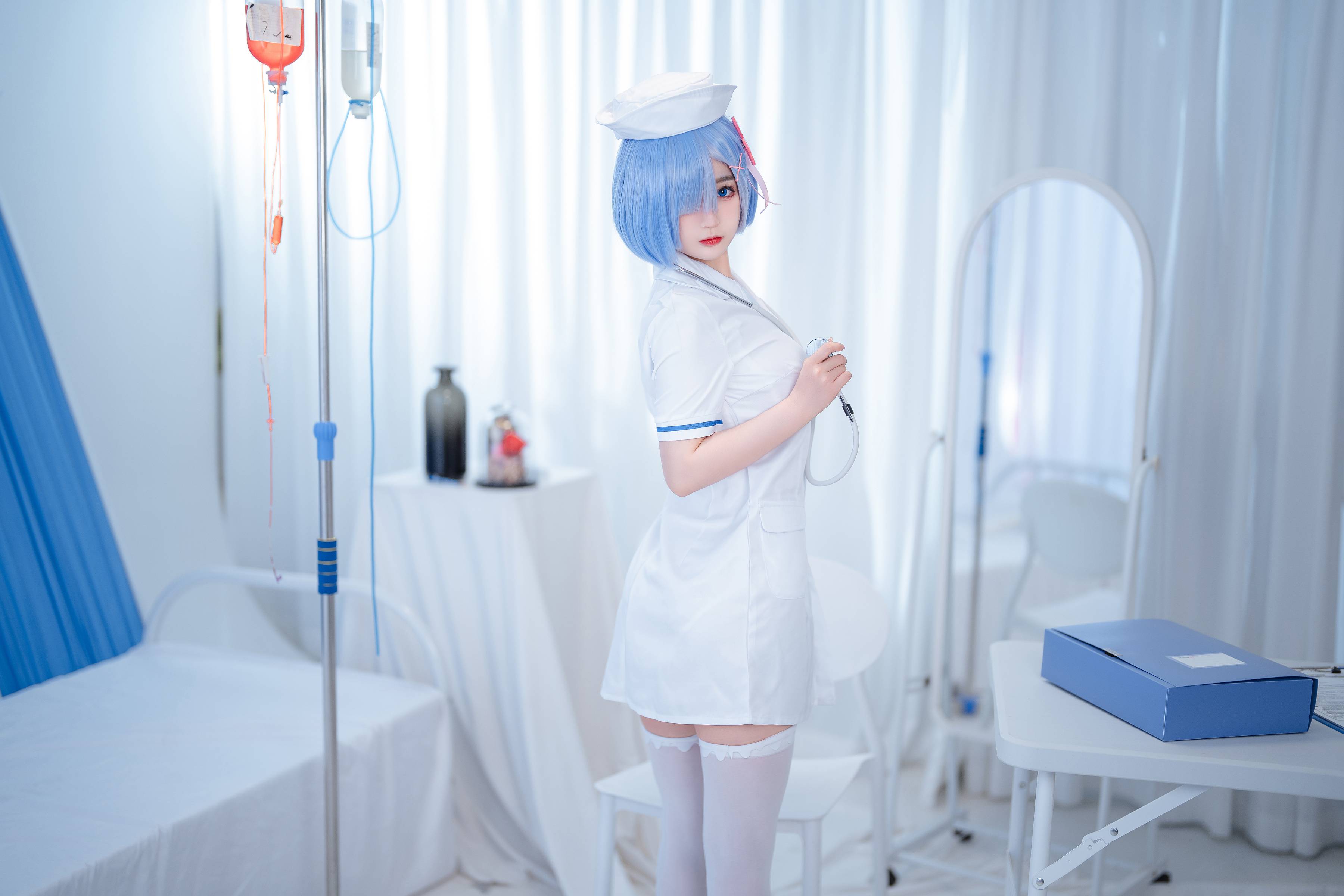 【COSPLAY】桜井宁宁 雷姆护士[108P-1.5GB][百度网盘]