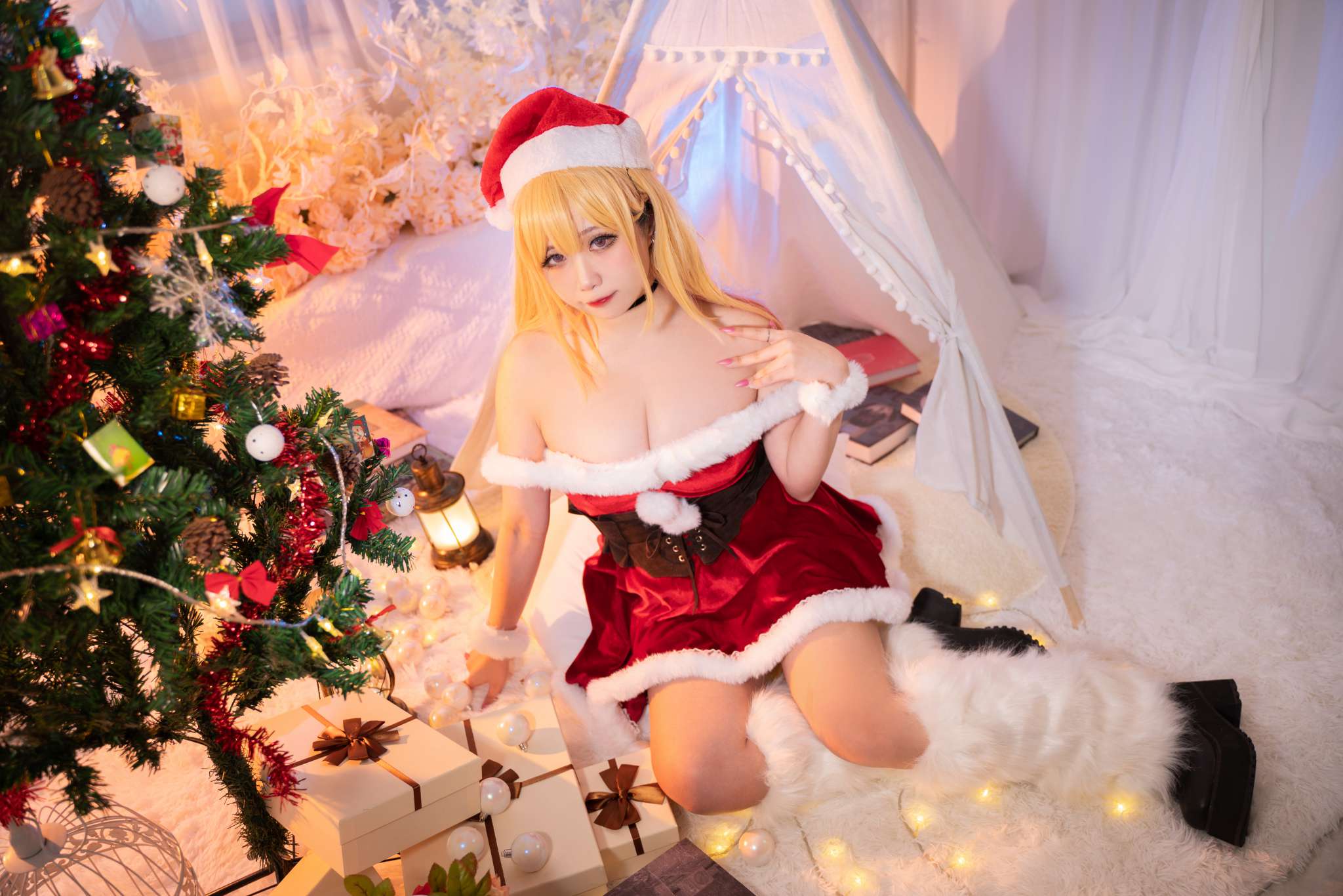 【COSPLAY】贞子蜜桃 喜多川夢海 圣诞 [70P1V-870MB][百度网盘]